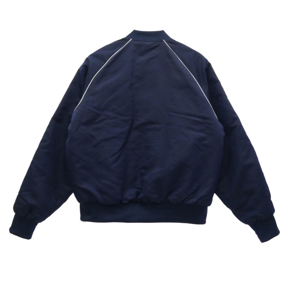 adidas アディダス HL9202 M QUILTED SST BMBR キルティング ボンバー ジャケット ネイビー系 L【中古】