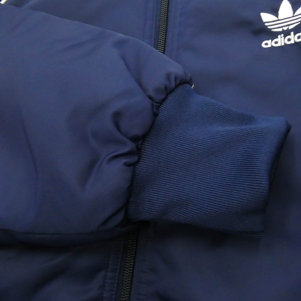 adidas アディダス HL9202 M QUILTED SST BMBR キルティング ボンバー ジャケット ネイビー系 L【中古】