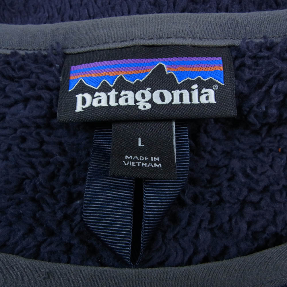 patagonia パタゴニア 25895FA19 Los Gatos Crew ロスガトスクルー フリース ジャケット ネイビー系 L【中古】