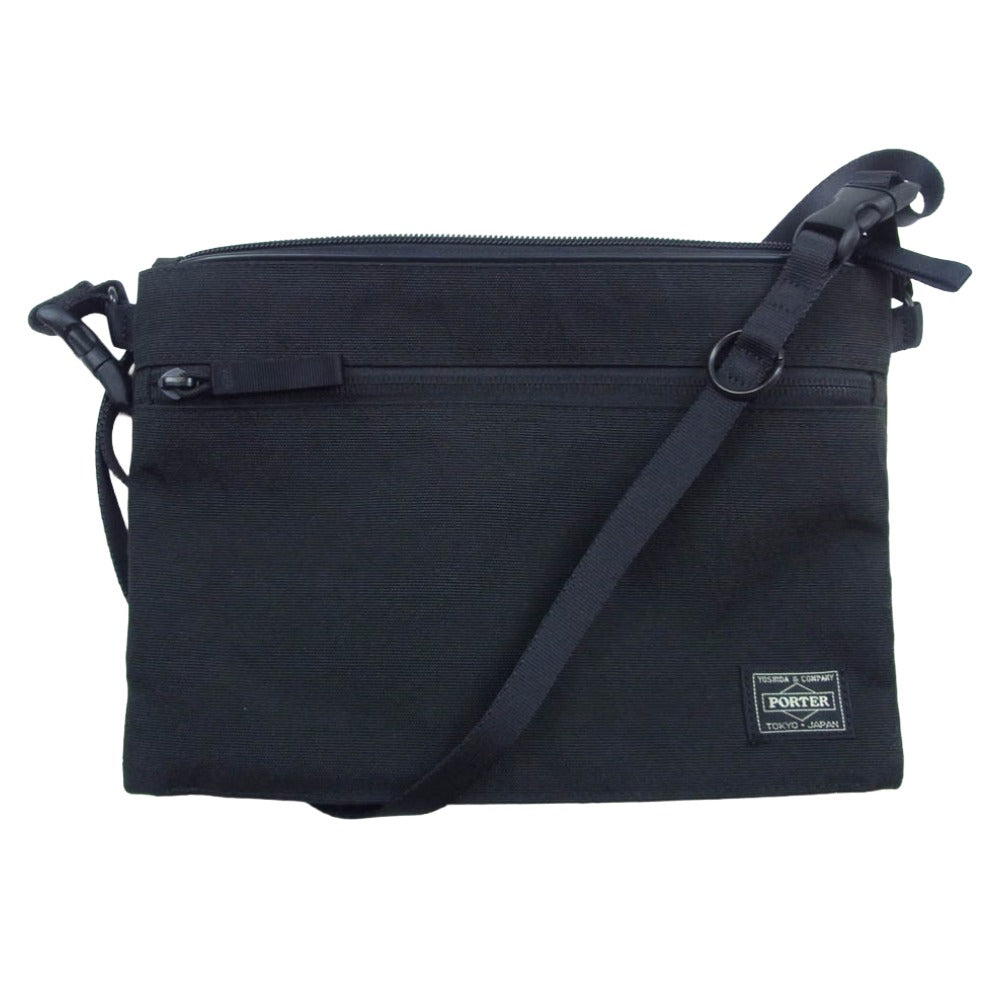 PORTER ポーター HYBRID ハイブリッド SACOCHE サコッシュ ショルダーバッグ ブラック系【中古】