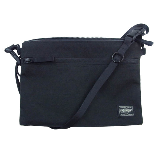 PORTER ポーター HYBRID ハイブリッド SACOCHE サコッシュ ショルダーバッグ ブラック系【中古】