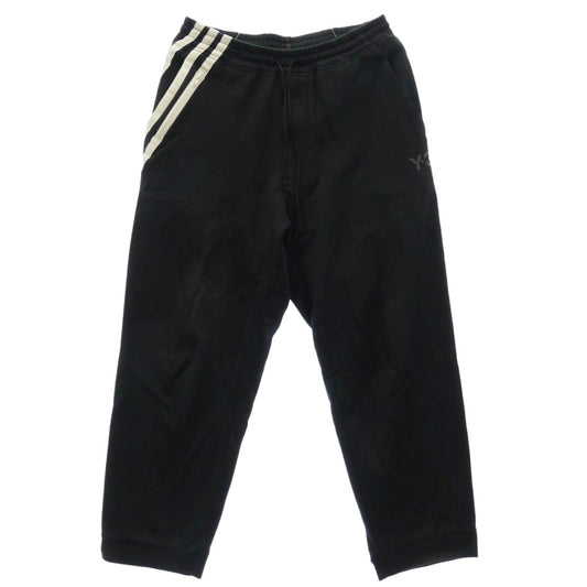 Y-3 Yohji Yamamoto ワイスリー ヨウジヤマモト FJ0382 3 STP French terry Cuff pants フレンチテリー カフス トラック パンツ ブラック系 M【中古】