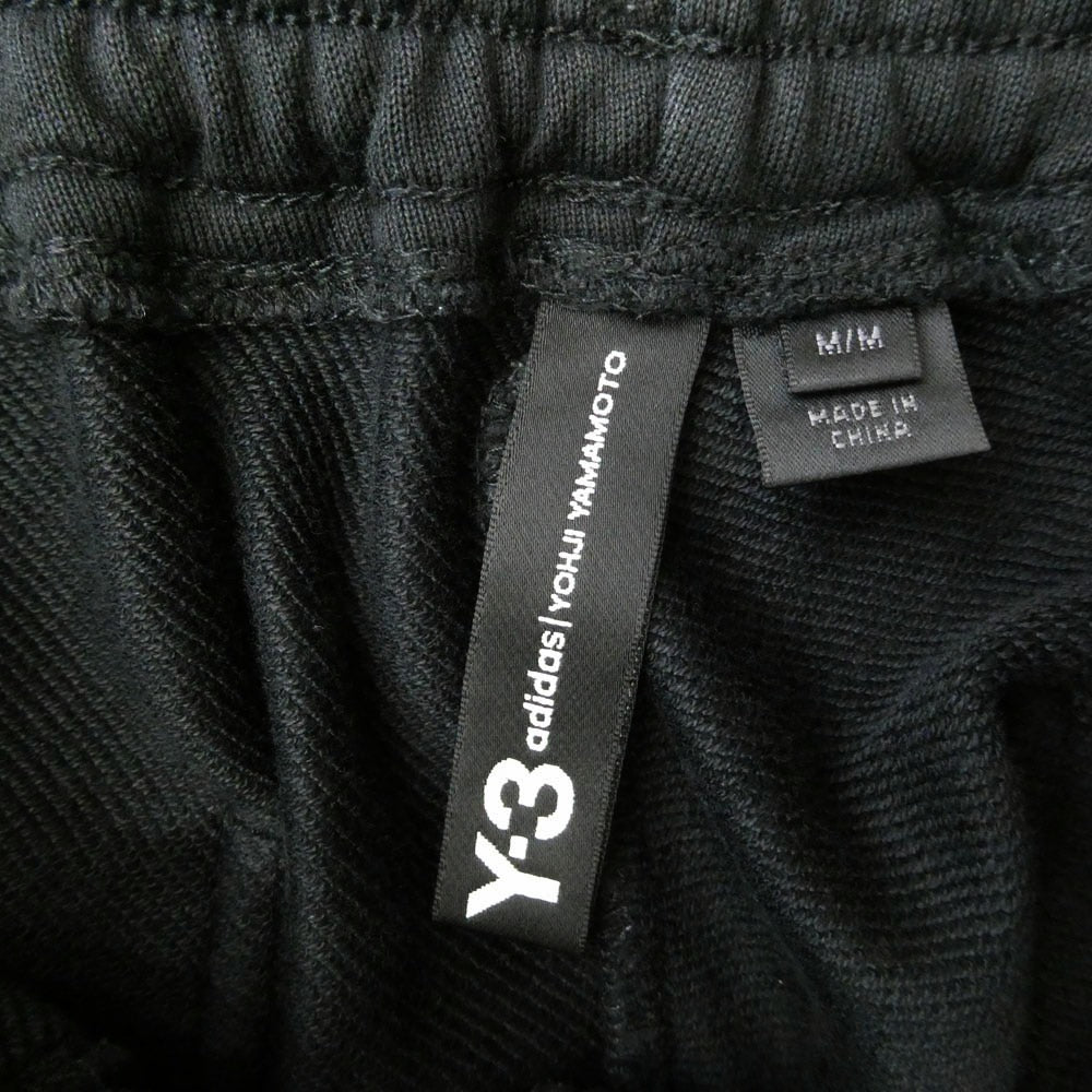 Y-3 Yohji Yamamoto ワイスリー ヨウジヤマモト FJ0382 3 STP French terry Cuff pants フレンチテリー カフス トラック パンツ ブラック系 M【中古】