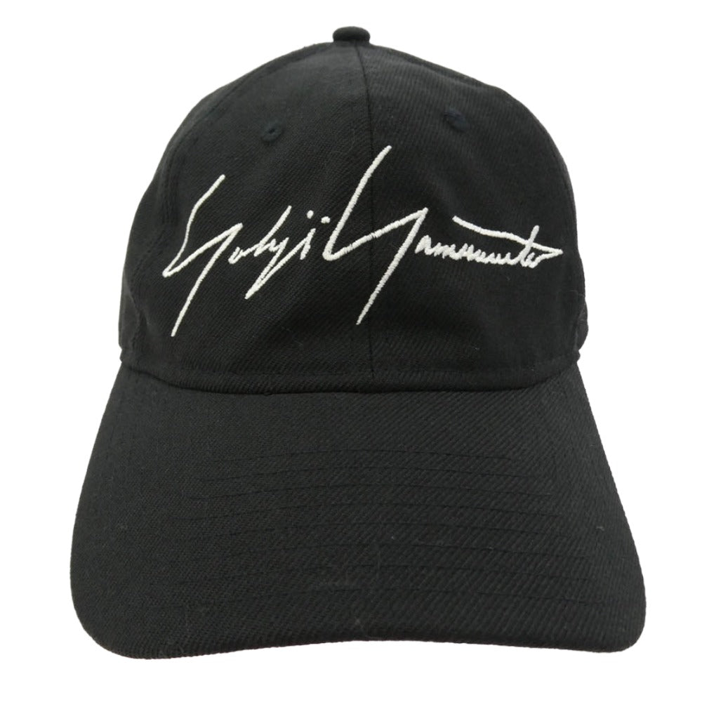 Yohji Yamamoto POUR HOMME ヨウジヤマモトプールオム 18SS × New Era ニューエラ スカル ローズ キャップ ブラック系【中古】