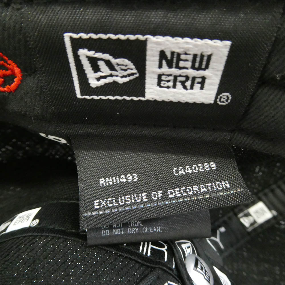 Yohji Yamamoto POUR HOMME ヨウジヤマモトプールオム 18SS × New Era ニューエラ スカル ローズ キャップ ブラック系【中古】