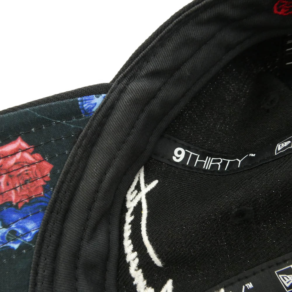Yohji Yamamoto POUR HOMME ヨウジヤマモトプールオム 18SS × New Era ニューエラ スカル ローズ キャップ ブラック系【中古】