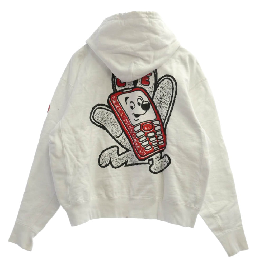 シーイー HAND MOBILE HEAVY HOODY ハンドモバイル ヘヴィーウェイト プルオーバーパーカー ホワイト系 M【中古】