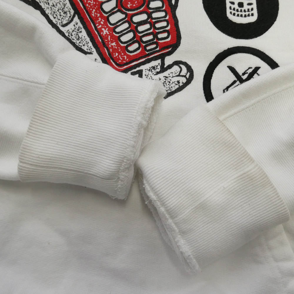 シーイー HAND MOBILE HEAVY HOODY ハンドモバイル ヘヴィーウェイト プルオーバーパーカー ホワイト系 M【中古】