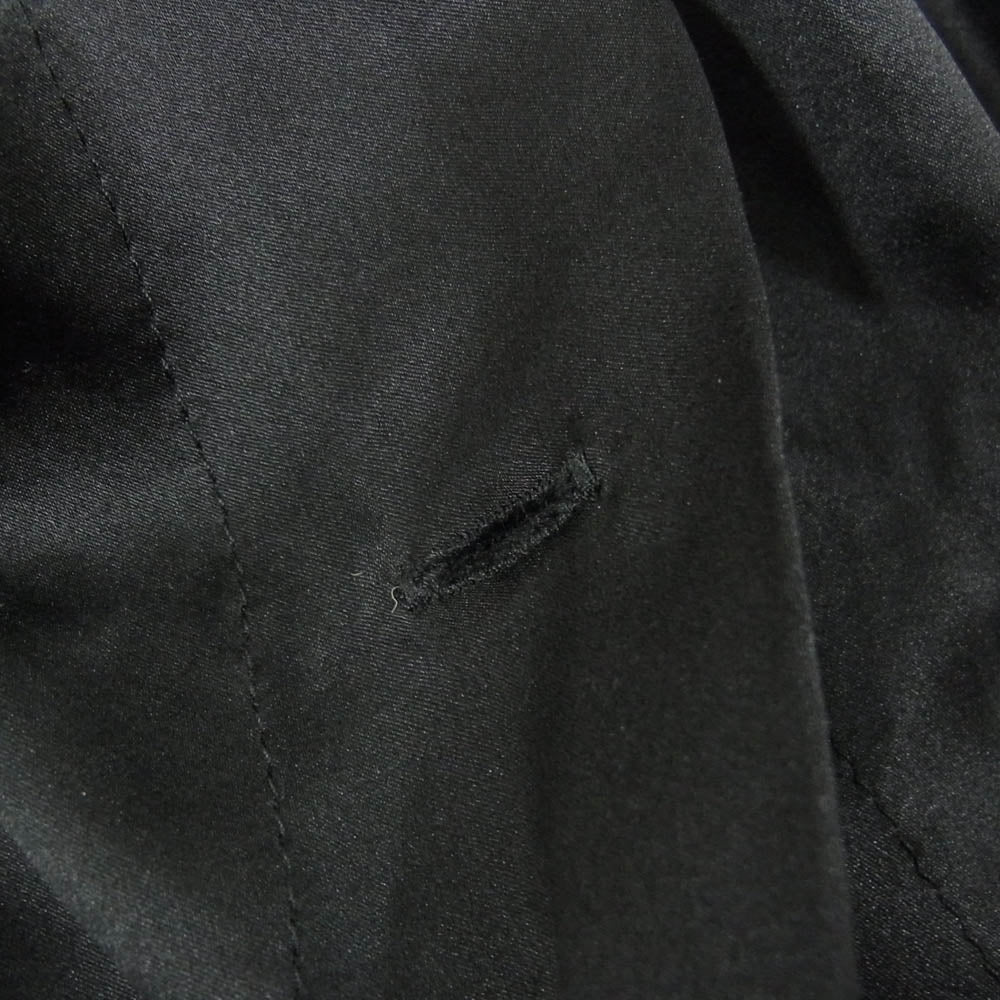 ANN DEMEULEMEESTER アンドゥムルメステール 2801 M 352-21-59014 シルク100% ドレープ ノースリーブ カーディガン ベスト ブラック系 36【中古】