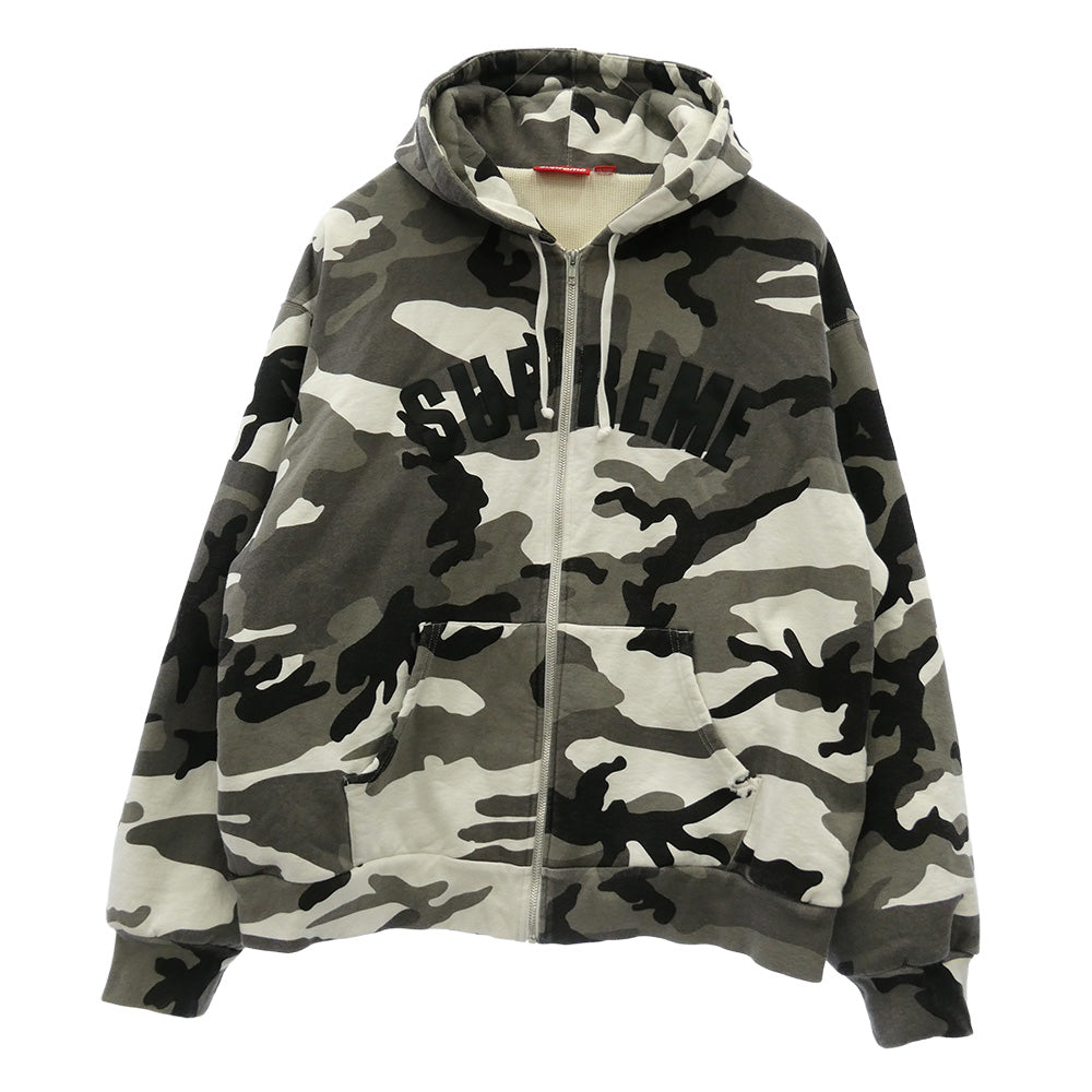 Supreme シュプリーム 25AW Arc Thermal Lined Zip Up Hooded Sweatshirt ターミナル リミテッド ジップアップ フーデッド スウェットシャツ ジップパーカー フーディー マルチカラー系 XL【中古】