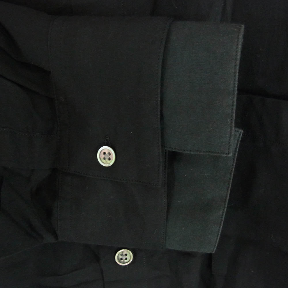 ssstein シュタイン 21AW ST.321 OVERSIZED LAYERED GAUZE SHIRT オーバーサイズド レイヤード ガーゼ シャツ ブラック系 M【中古】