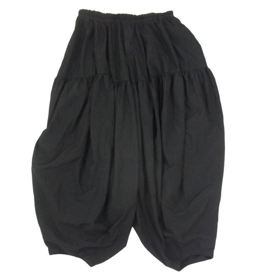 COMME des GARCONS HOMME PLUS コムデギャルソンオムプリュス PK-P031 AD2022 縮絨 バルーン パンツ ブラック系 S【中古】
