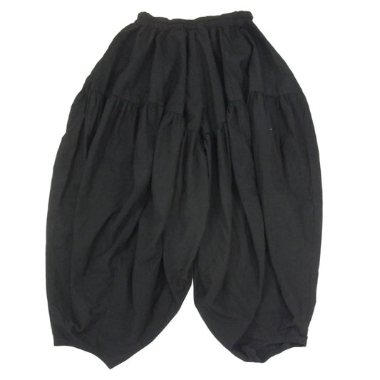 COMME des GARCONS HOMME PLUS コムデギャルソンオムプリュス PK-P031 AD2022 縮絨 バルーン パンツ ブラック系 S【中古】