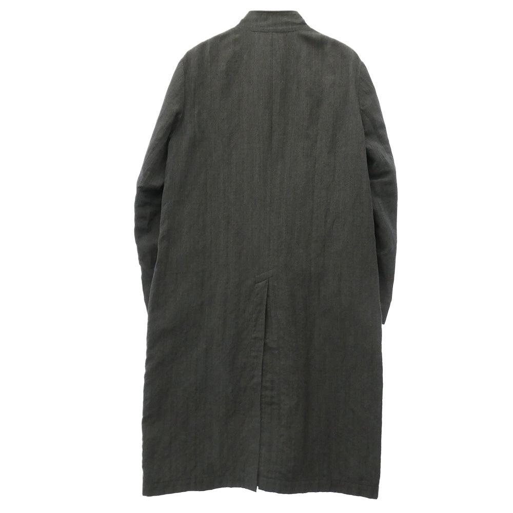 アラキユウ 2314 atelier coat ウール リネン アトリエ コート ブラック系 1【中古】