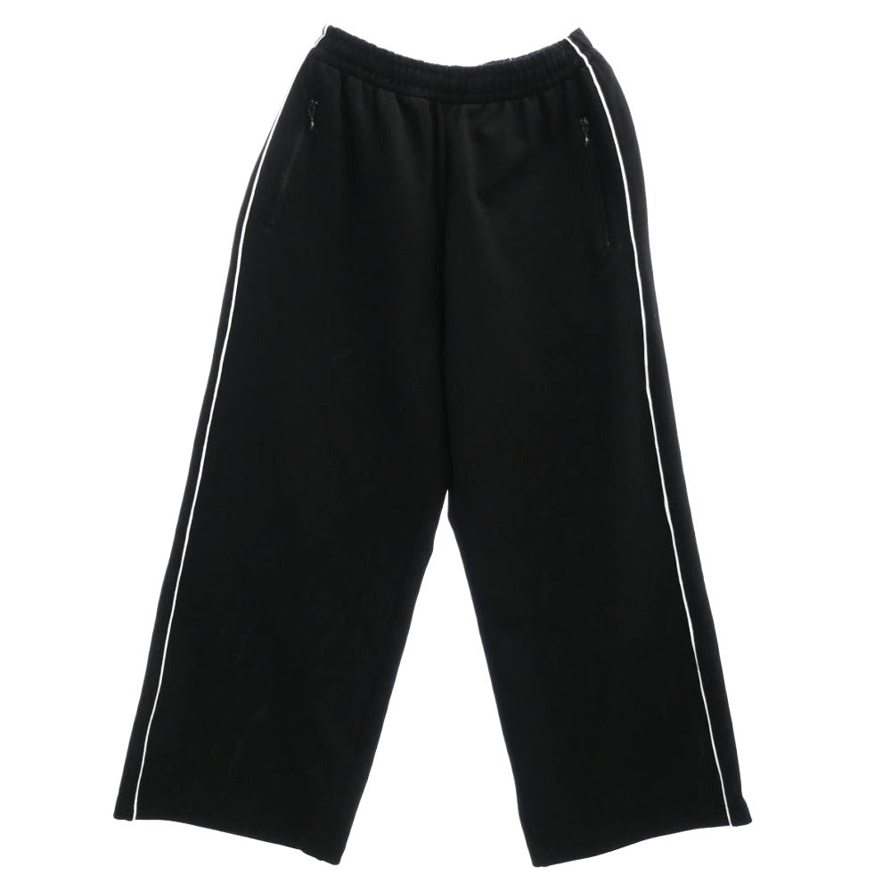 T/C Seed Stitch Training Pants サイドステッチ トラック パンツ ブラック系 M【中古】