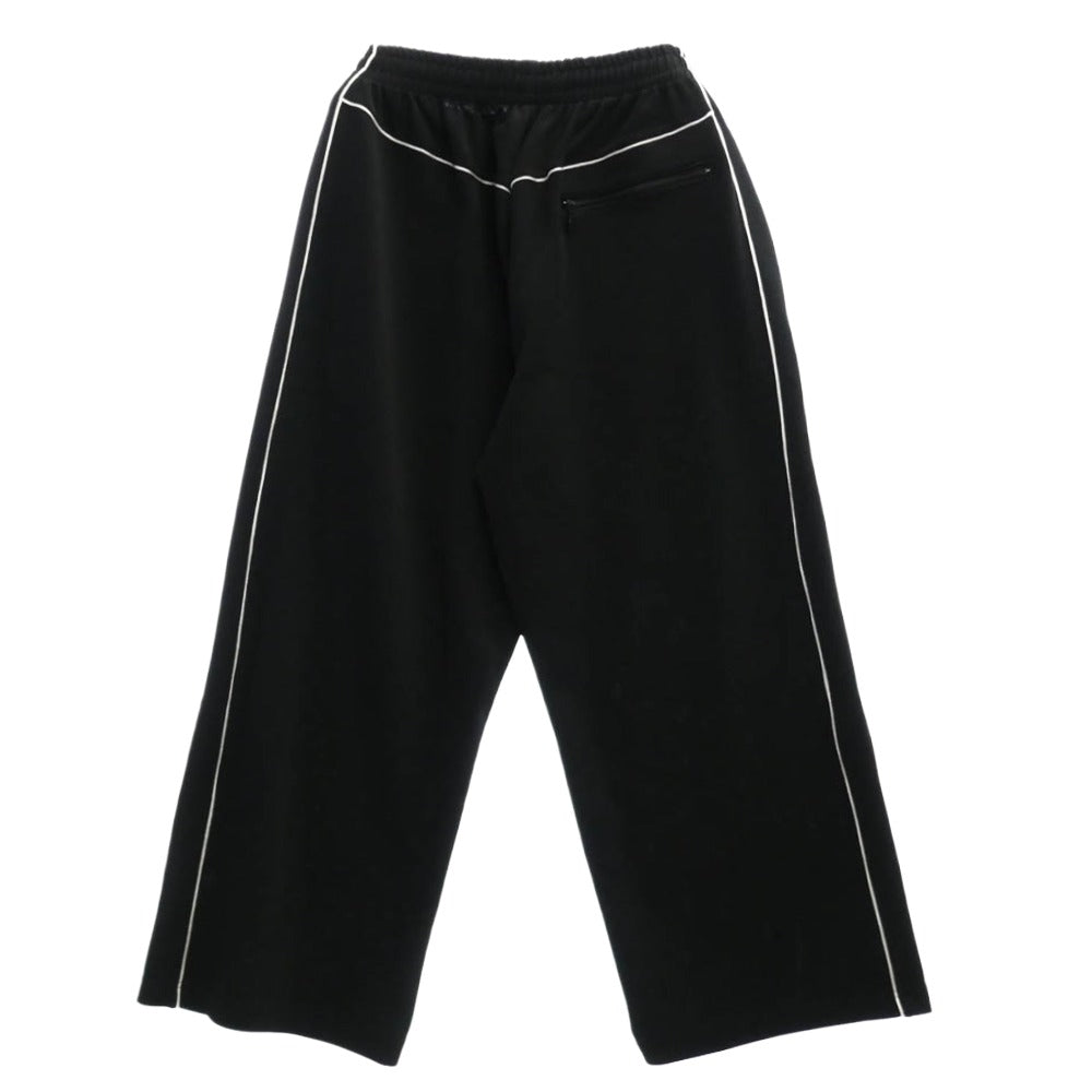 T/C Seed Stitch Training Pants サイドステッチ トラック パンツ ブラック系 M【中古】