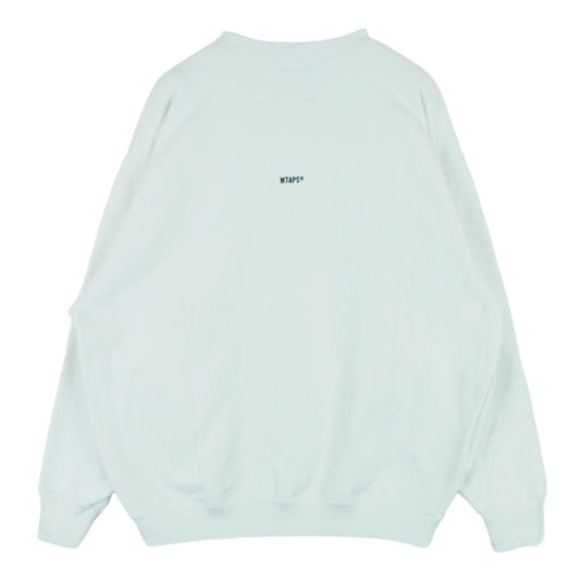 WTAPS ダブルタップス 24AW 242ATDT-CSM22 Sign 02 Sweater Cotton サイン02 セーター コットン スウェット ホワイト系 03【中古】