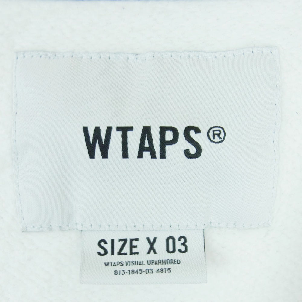 WTAPS ダブルタップス 24AW 242ATDT-CSM22 Sign 02 Sweater Cotton サイン02 セーター コットン スウェット ホワイト系 03【中古】
