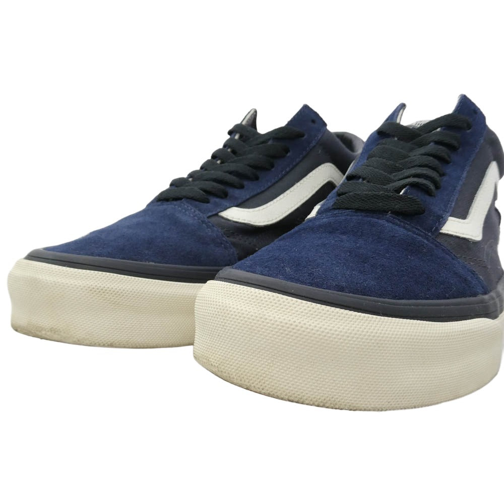 WTAPS ダブルタップス VANS バンズ VN0A36C8U9X × VANS OG Old Skool LX Dress Blue バンズ OG オールドスクール LX ドレス ブルー ネイビー系 27.5cm【中古】