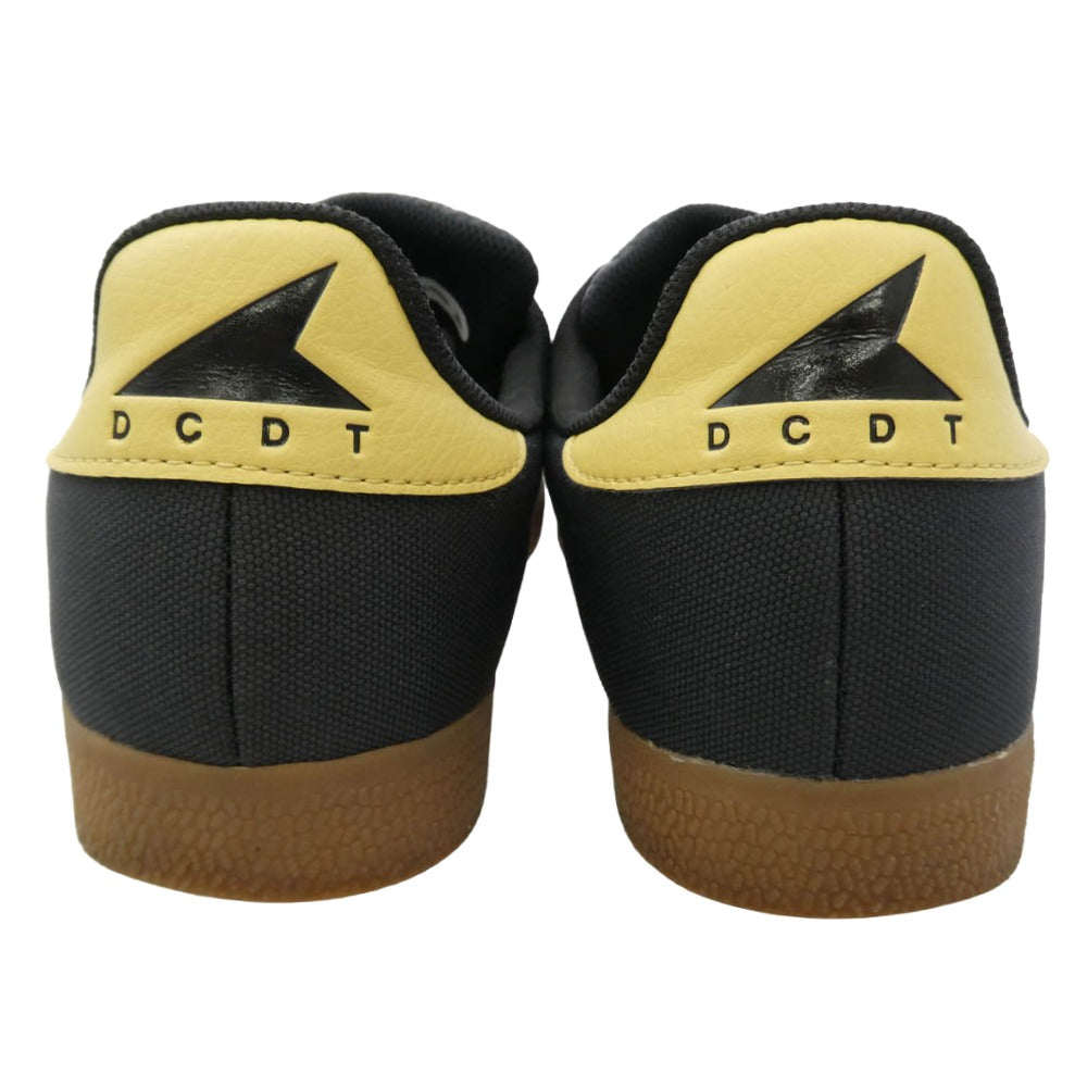 DESCENDANT ディセンダント 23AW IE8480 × adidas Gazelle GORE-TEX Core Black アディダス ガゼル ゴアテックス コアブラック ブラック系 イエロー系 27.5cm【中古】