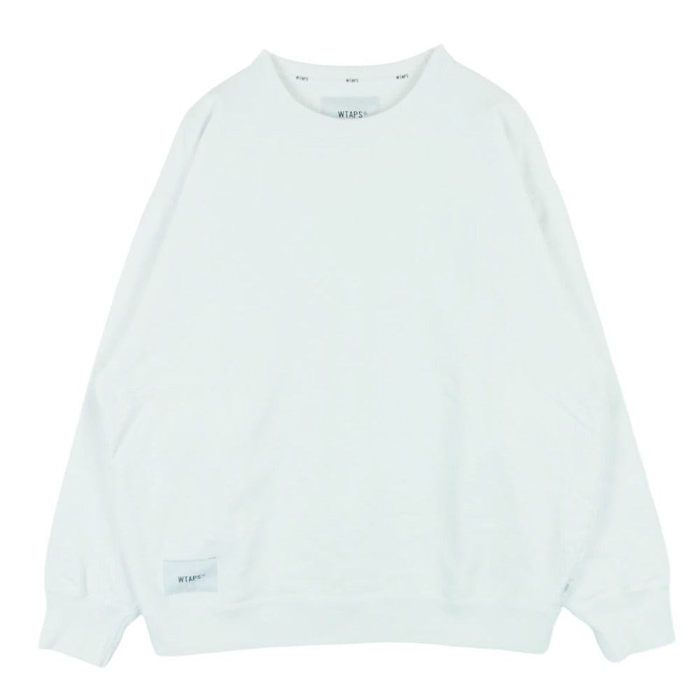 WTAPS ダブルタップス 25SS 251ATDT-CSM01 SIGN SWEATER COTTON サイン セーター コットン スウェット ホワイト系 03【中古】