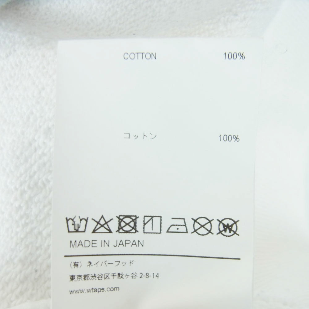 WTAPS ダブルタップス 25SS 251ATDT-CSM01 SIGN SWEATER COTTON サイン セーター コットン スウェット ホワイト系 03【中古】