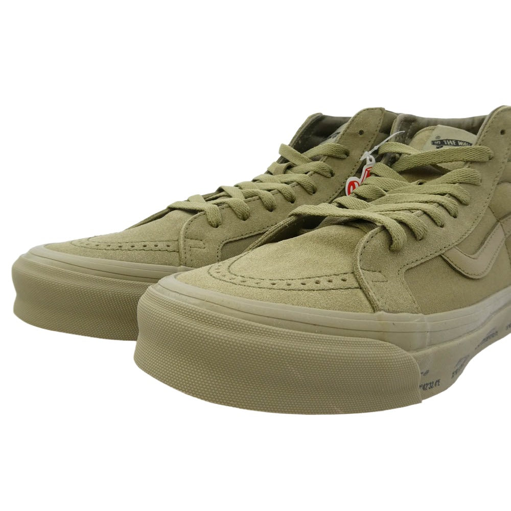 WTAPS ダブルタップス VANS バンズ VN0A4BVBCX6 × Vans Vault by OG Sk8-Hi LX Olive Drab × バンズ ヴォルト バイ OG スケートハイ LX オリーブ ドゥラブ カーキ系 27.5cm【極上美品】【中古】