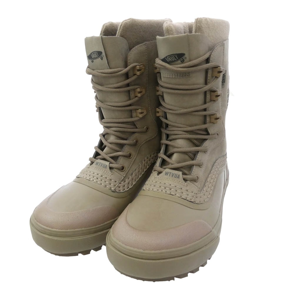 WTAPS ダブルタップス VANS バンズ 22AW 222BWVND-FWW02S × Vans Vault By Vans Women's Standard Snow MTE Coyote Brown ボルト バイ バンズ ウィメンズ スタンダード スノー MTE コヨーテ ブラウン マウンテンブーツ バンズ チャコール系 27.5cm【美品】【中古】
