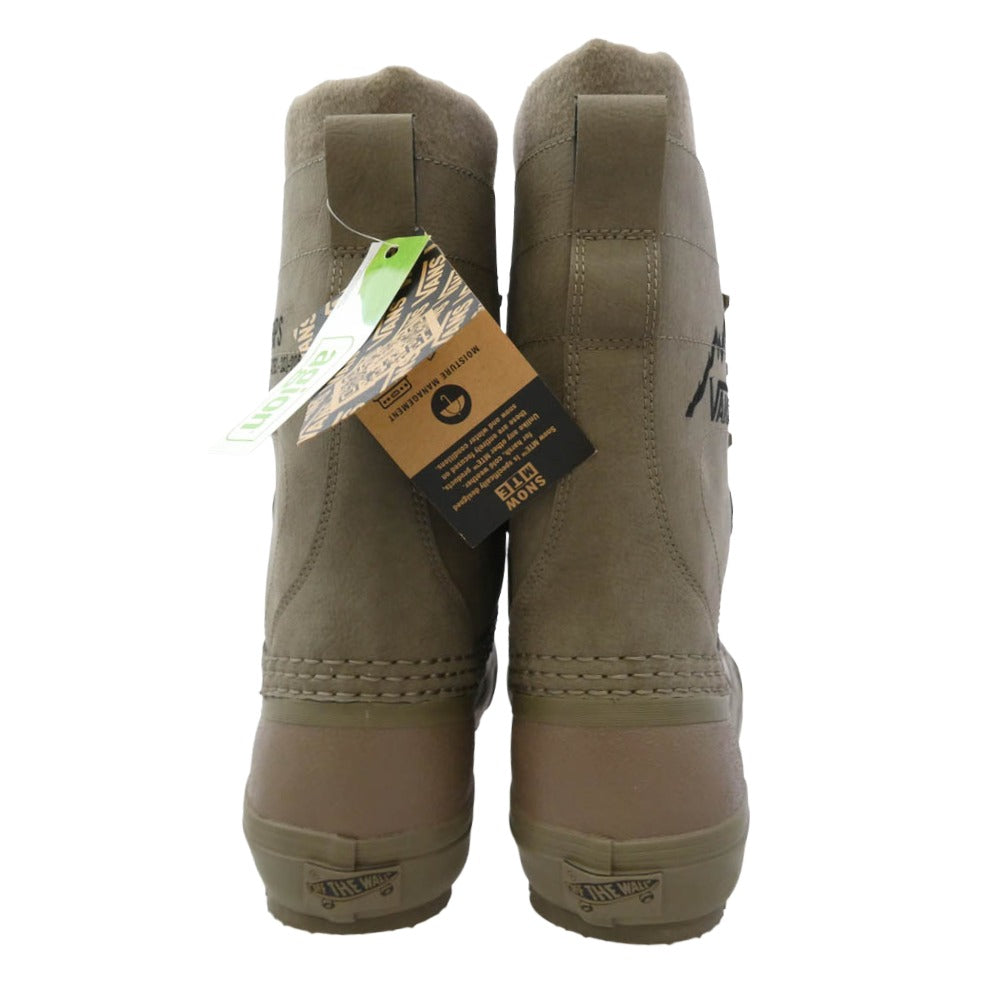 WTAPS ダブルタップス VANS バンズ 22AW 222BWVND-FWW02S × Vans Vault By Vans Women's Standard Snow MTE Coyote Brown ボルト バイ バンズ ウィメンズ スタンダード スノー MTE コヨーテ ブラウン マウンテンブーツ バンズ チャコール系 27.5cm【美品】【中古】