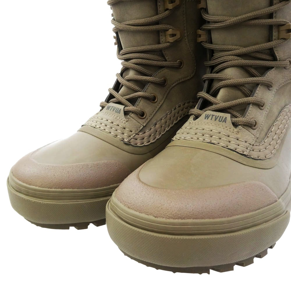 WTAPS ダブルタップス VANS バンズ 22AW 222BWVND-FWW02S × Vans Vault By Vans Women's Standard Snow MTE Coyote Brown ボルト バイ バンズ ウィメンズ スタンダード スノー MTE コヨーテ ブラウン マウンテンブーツ バンズ チャコール系 27.5cm【美品】【中古】