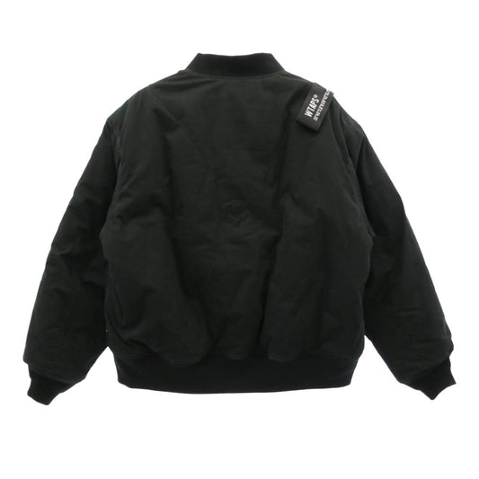 WTAPS ダブルタップス 232WVDT-JKM05 JFW-02 JACKET NYCO WEATHER MA-1 ボンバージャケット ブラック系 M 02【中古】