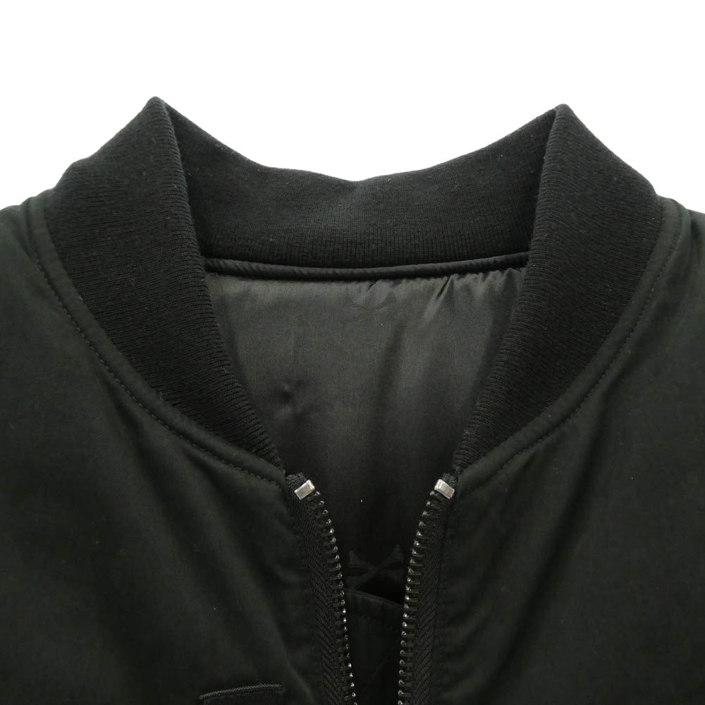 WTAPS ダブルタップス 232WVDT-JKM05 JFW-02 JACKET NYCO WEATHER MA-1 ボンバージャケット ブラック系 M 02【中古】