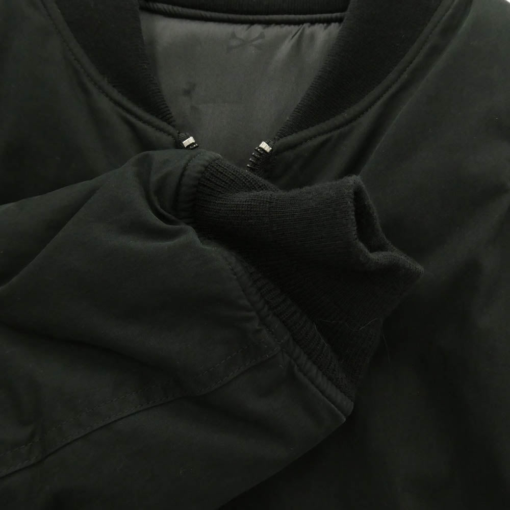 WTAPS ダブルタップス 232WVDT-JKM05 JFW-02 JACKET NYCO WEATHER MA-1 ボンバージャケット ブラック系 M 02【中古】