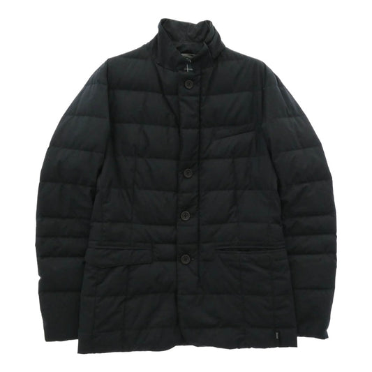 Herno ヘルノ PI108UL GORE-TEX ゴアテックス Laminar ラミナー テーラード ダウン ジャケット ダークネイビー系 46【中古】