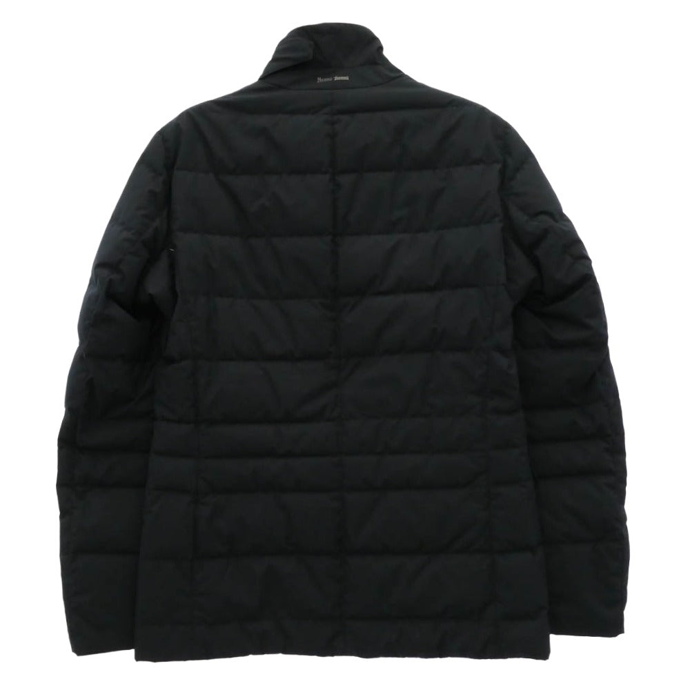 Herno ヘルノ PI108UL GORE-TEX ゴアテックス Laminar ラミナー テーラード ダウン ジャケット ダークネイビー系 46【中古】