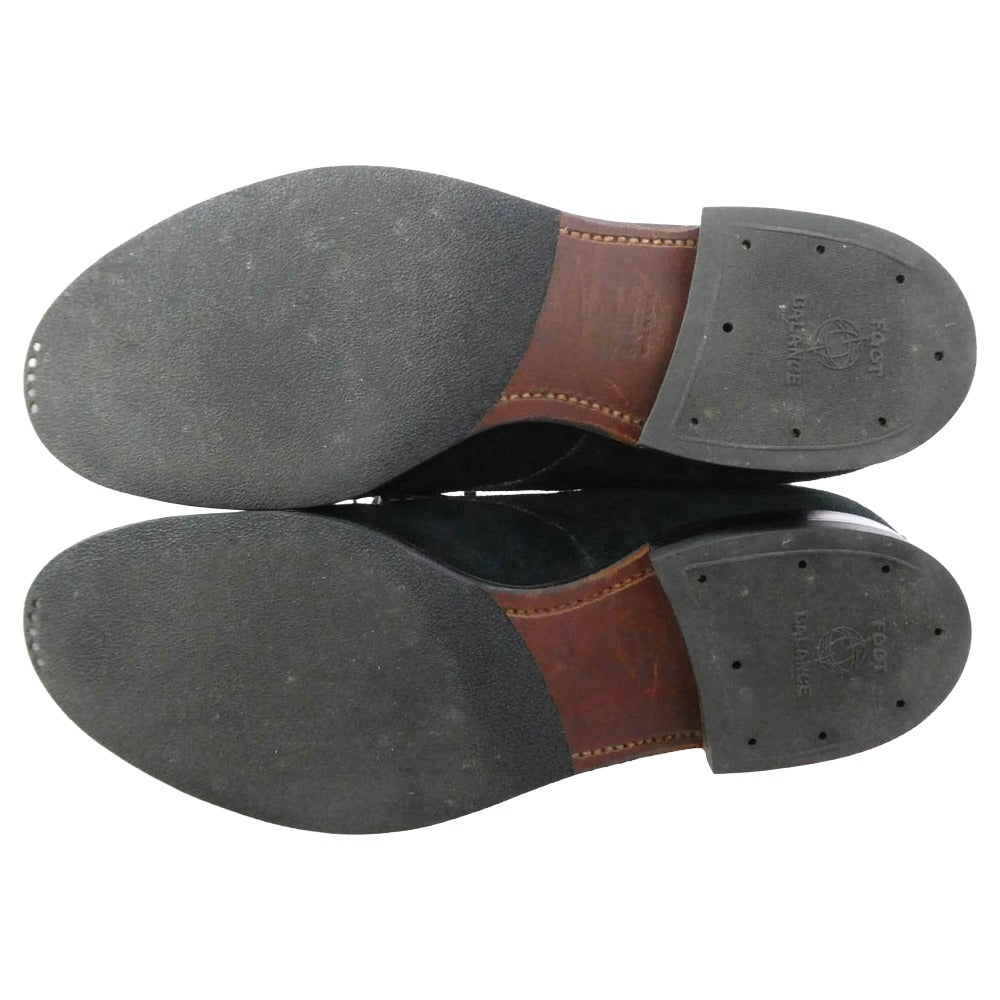ALDEN オールデン ANATOMICA アナトミカ 41141H ANATOMICA アナトミカ別注 スエード モックトゥ インディー ブーツ ブラック系 8D【中古】