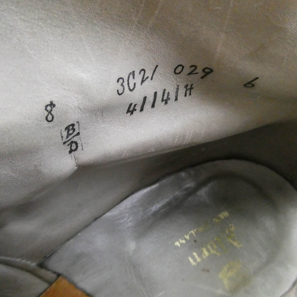 ALDEN オールデン ANATOMICA アナトミカ 41141H ANATOMICA アナトミカ別注 スエード モックトゥ インディー ブーツ ブラック系 8D【中古】