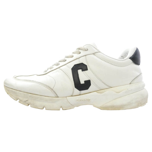 CELINE セリーヌ RM 0283 RUNNER ランナー ローカットスニーカー ホワイト系 36【中古】