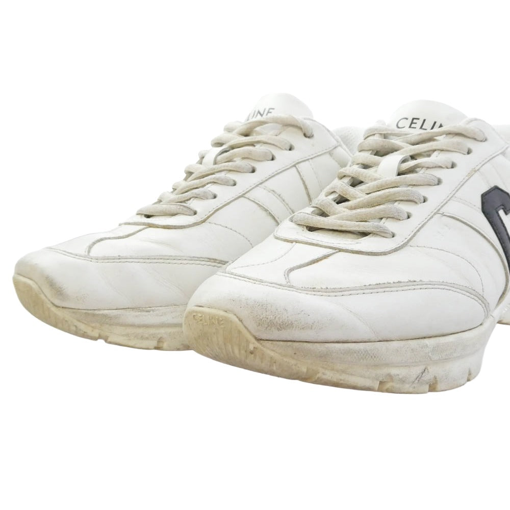 CELINE セリーヌ RM 0283 RUNNER ランナー ローカットスニーカー ホワイト系 36【中古】