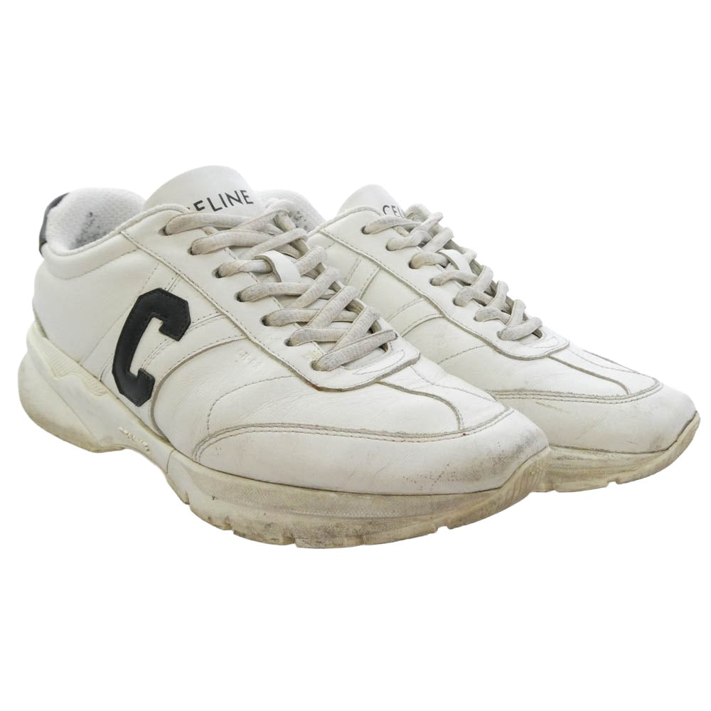 CELINE セリーヌ RM 0283 RUNNER ランナー ローカットスニーカー ホワイト系 36【中古】