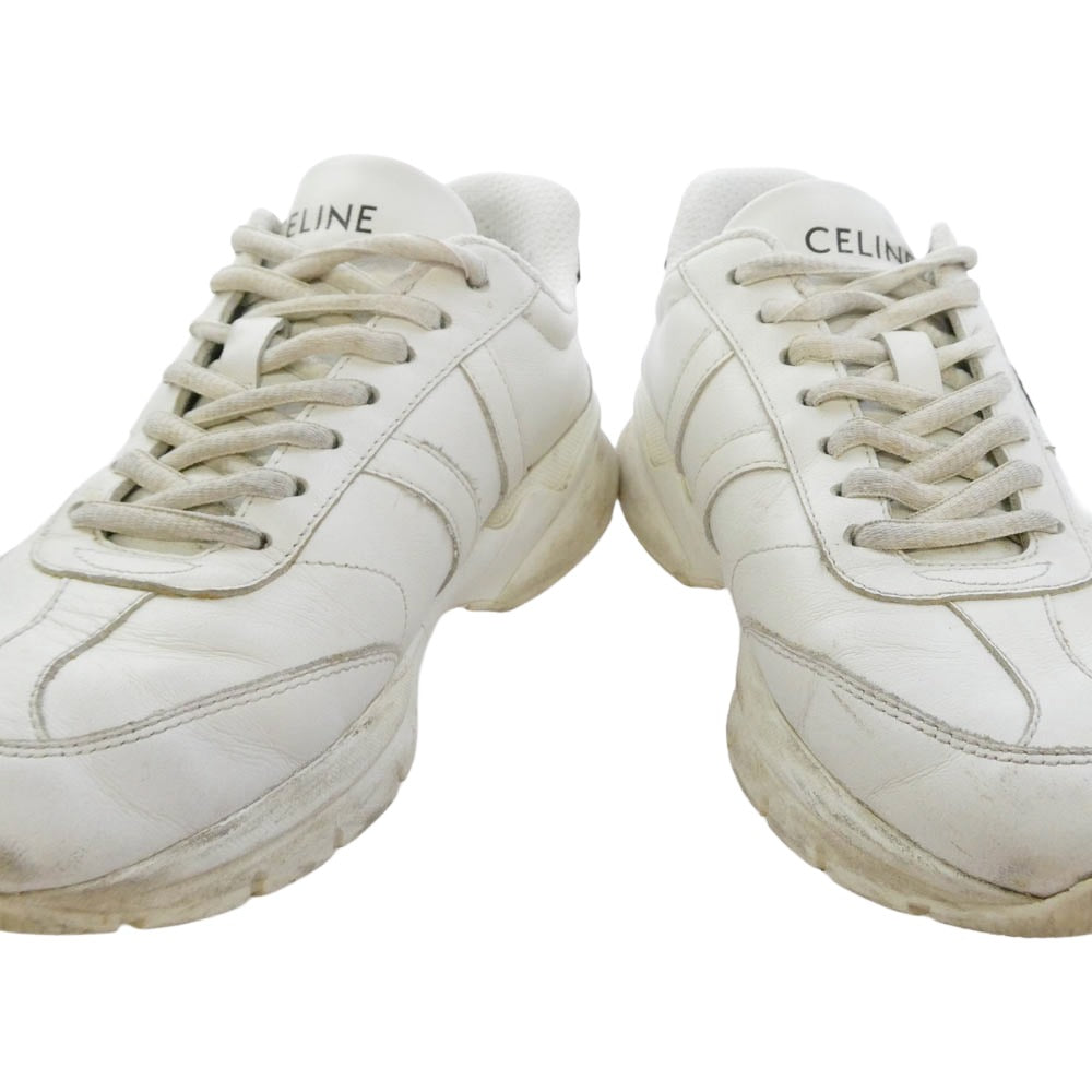CELINE セリーヌ RM 0283 RUNNER ランナー ローカットスニーカー ホワイト系 36【中古】