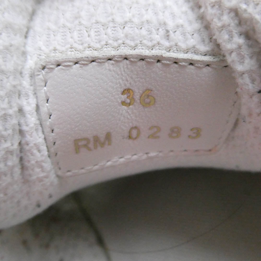 CELINE セリーヌ RM 0283 RUNNER ランナー ローカットスニーカー ホワイト系 36【中古】