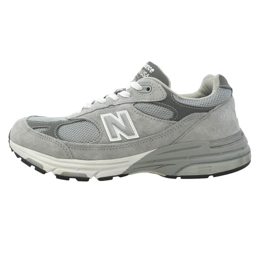 NEW BALANCE ニューバランス MR993GL 993 Gray スエード メッシュ スニーカー グレー系 26.5cm【中古】