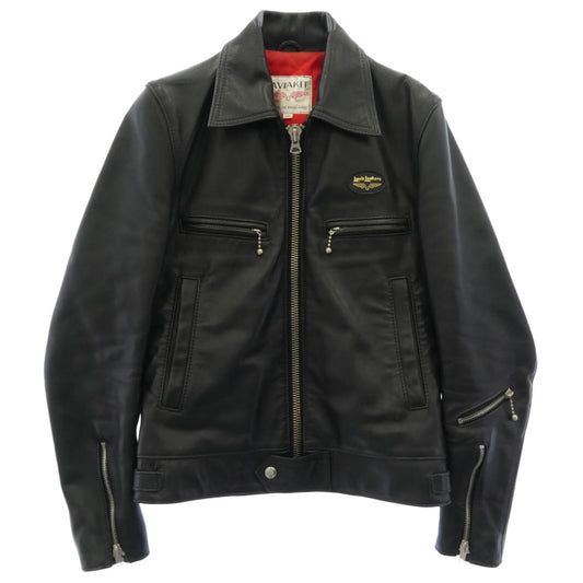 Lewis Leathers ルイスレザー DOMINATOR ドミネーター シングル ライダース レザー ジャケット ブラック系 32【中古】