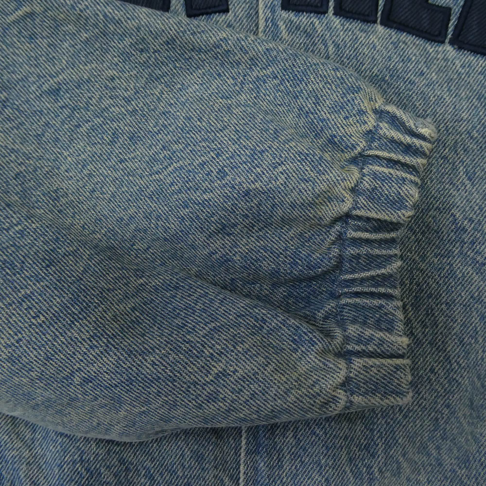 Supreme シュプリーム 25SS Arc Denim Coaches Jacket Washed Indigo アーチロゴ デニム ウォッシュド インディゴ コーチジャケット インディゴブルー系 L【美品】【中古】