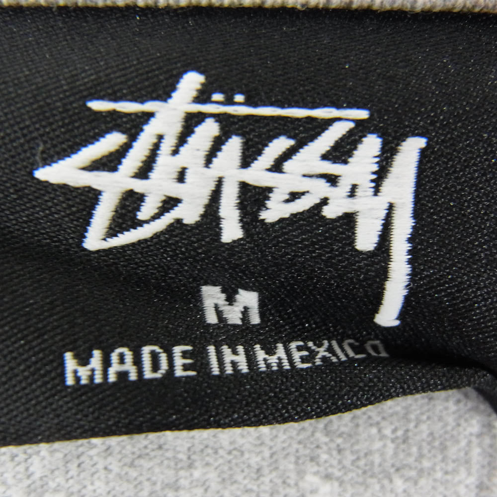 STUSSY ステューシー GEAR ショーンフォント バックプリント Tシャツ 半袖カットソー グレー系 M【中古】