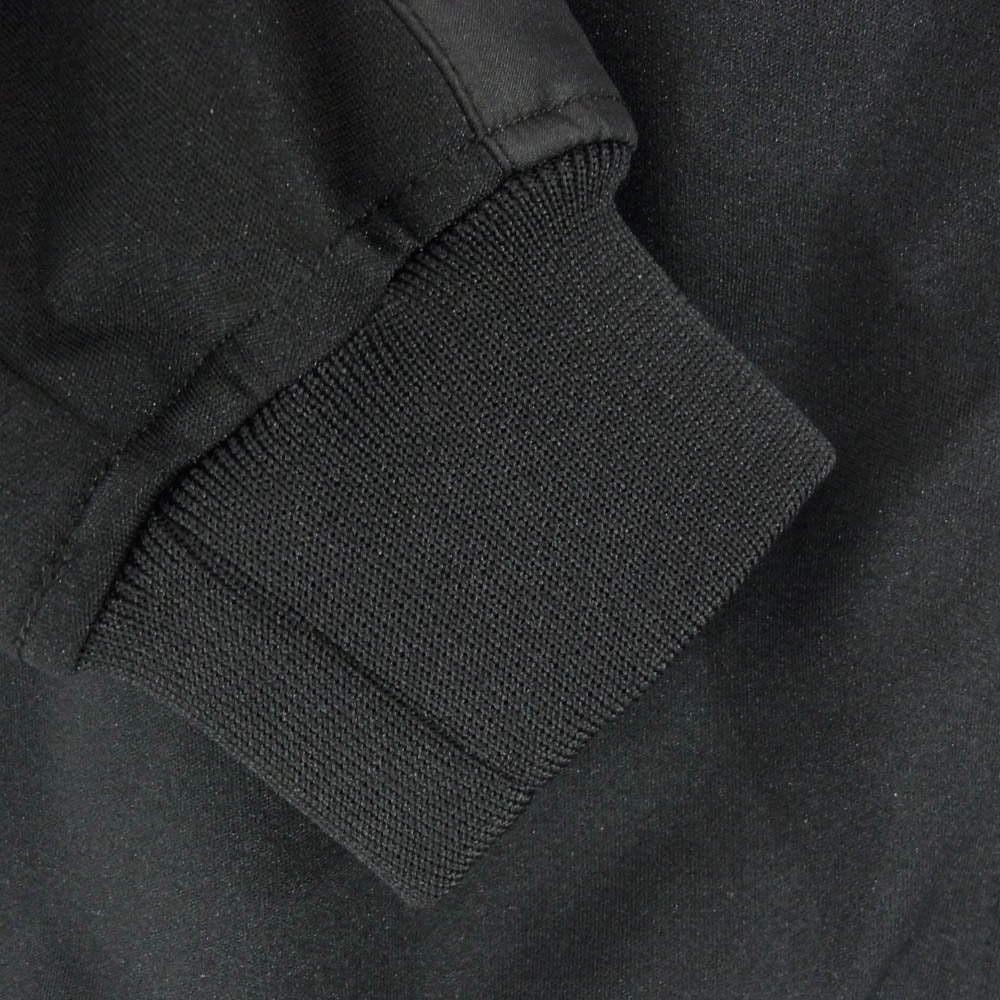 STUSSY ステューシー ナイロン切替 ストック ロゴプリント トラックジャケット ブラック系 S【中古】