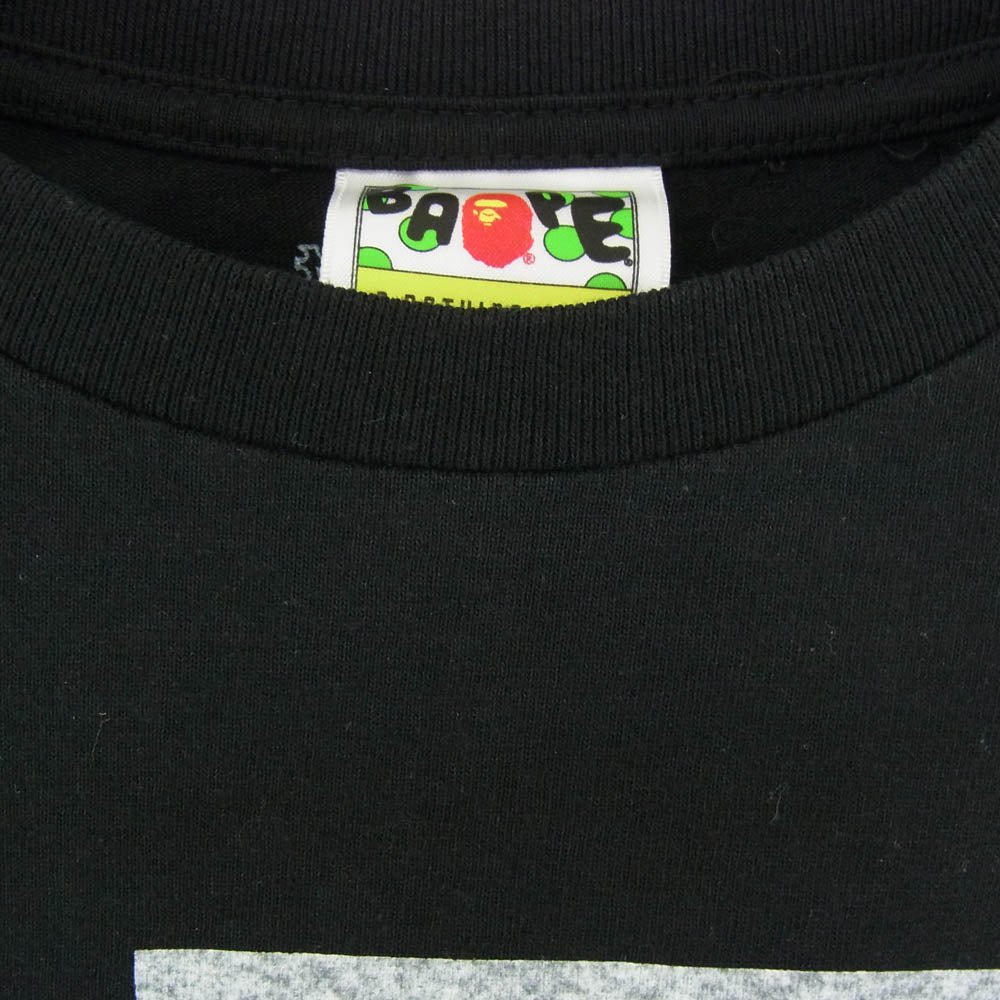 A BATHING APE アベイシングエイプ 14SS FUJI ROCK FESTIVAL 2014 フジロック 2014年 Tシャツ 半袖カットソー ブラック系 S【中古】