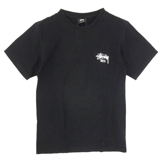 STUSSY ステューシー ショーンフォント TOKYO ストックロゴ バックプリント Tシャツ 半袖カットソー ブラック系 S【中古】