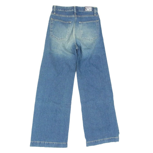 HYSTERIC GLAMOUR ヒステリックグラマー 15AW 0153AP11 ワイドフレア デニムパンツ インディゴブルー系 S【中古】